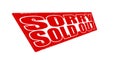 Sorry sold out Royalty Free Stock Photo