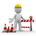 Sorry, under construction Royalty Free Stock Photo