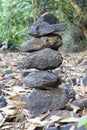 Sort stone on the floor Royalty Free Stock Photo