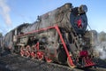 Old Soviet steam locomotive L-2344 (