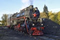 Soviet mainline freight locomotive of series `L` L-4429, Lebedyanka