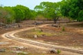 Sorting area with rails, taken in a plantation of Agave, in Tecoh