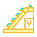 Sorting line color icon vector symbol illustration Royalty Free Stock Photo