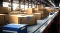 sorting packages, streamlining distribution with automation