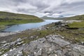 Sorvagsvatn lake cliffs on Faroe Islands