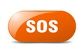 sos button. sos sign. key. push button. Royalty Free Stock Photo