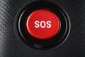 SOS button view Royalty Free Stock Photo