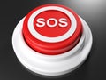SOS pushbutton - 3D rendering