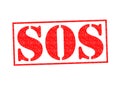 SOS Rubber Stamp