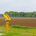 SOS Service Point on Highway Royalty Free Stock Photo