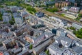 Sosnowiec, Dabrowa Basin. Aerial view of city center of Sosnowiec. Poland