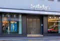 Sotheby`s office on Tahlstrasse street in Zurich, Switzerland Royalty Free Stock Photo