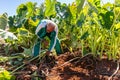 Taro field in Cyprus