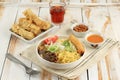 Soto Mie Bogor or Beef Noodle Soup, Served with Noodle, Vermicelli, Cabbage, Tomato Royalty Free Stock Photo