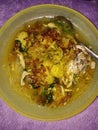 Soto noddle with chicken stock Royalty Free Stock Photo