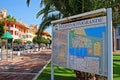 Sotogrande marina plan. Royalty Free Stock Photo