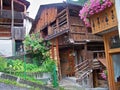 Sottoguda: the last village before Marmolada. Typical village in Dolomites