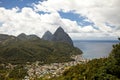 Soufriere, st lucia Royalty Free Stock Photo