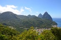 Soufriere valley, Saint Lucia Royalty Free Stock Photo