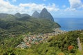 Soufriere view, St Lucia, Caribbean