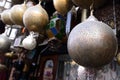 Souk bazaar in the Moroccan old town - Medina Royalty Free Stock Photo