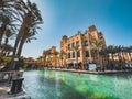 Souk Madinat Jumeirah in Dubai, traditional arabian bazaar market, UAE