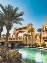 Souk Madinat Jumeirah in Dubai, traditional arabian bazaar market, UAE