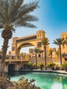 Souk Madinat Jumeirah in Dubai, traditional arabian bazaar market, UAE