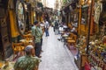 Souk market cafe in cairo egypt Royalty Free Stock Photo