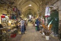 Souk market in jerusalem old town israel