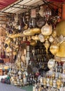 Souk marrakech lamps Royalty Free Stock Photo