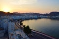 Souk Matrah during sunset in Muscat, Oman Royalty Free Stock Photo