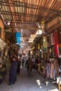 Souks Market in Marrakech, Morocco Royalty Free Stock Photo