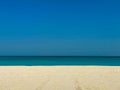 Soul beach in Abu Dhabi, United Arab Emirates Royalty Free Stock Photo