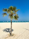 Soul beach in Abu Dhabi, United Arab Emirates Royalty Free Stock Photo