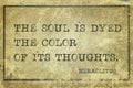 Soul is dyed Heraclitus