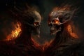 Souls hell fire twigs. Generate Ai