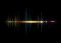 Sound wave rhythm background. Spectrum color digital Sound Wave equalizer, technology and earthquake wave concept, music design Royalty Free Stock Photo