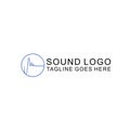 Sound Audio logo Design vector music equalizer symbol