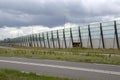 Sound Barrier At A Highway At Diemen The Netherlands 30-6-2020