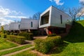 Sound barrier houses called The Cyclops in Hilversum, Netherlands