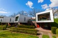 Sound barrier houses called The Cyclops in Hilversum, Netherlands