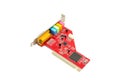 Sound card for computer Royalty Free Stock Photo