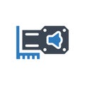 Sound card icon