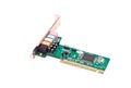 Sound card isolated Royalty Free Stock Photo