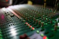 Sound control panel Royalty Free Stock Photo