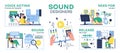 Sound Designers Infographic Set