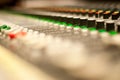 Sound desk colors Royalty Free Stock Photo