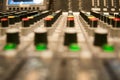 Sound desk details Royalty Free Stock Photo