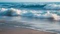 The sound of gentle waves lapping at the shore soothing and lulling listeners into a state of relaxation and tranquility